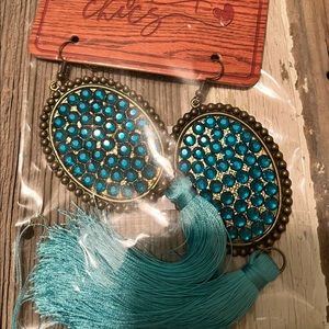 Southern Fried Chics tassel earrings New in package